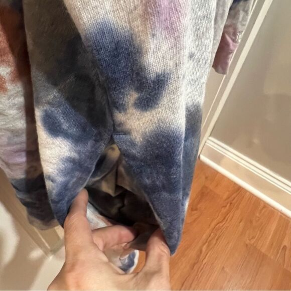 NWT Victoria's Secret Pink Sweatshirt Dress Hoodie with pockets‎ sz med tie dye - Picture 11 of 12